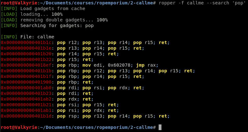 Finding ROP Gadgets