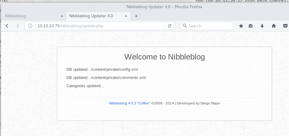 nibblesblog-update