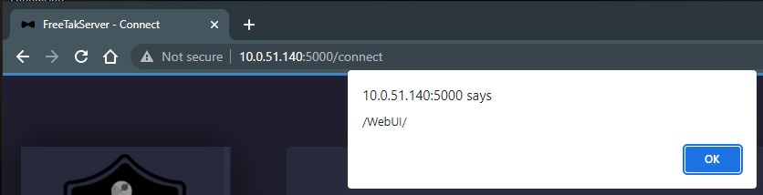 XSS WebUI Alert